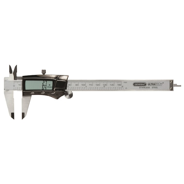 General Tools 6" Digital Fractional Caliper 147 Zoro